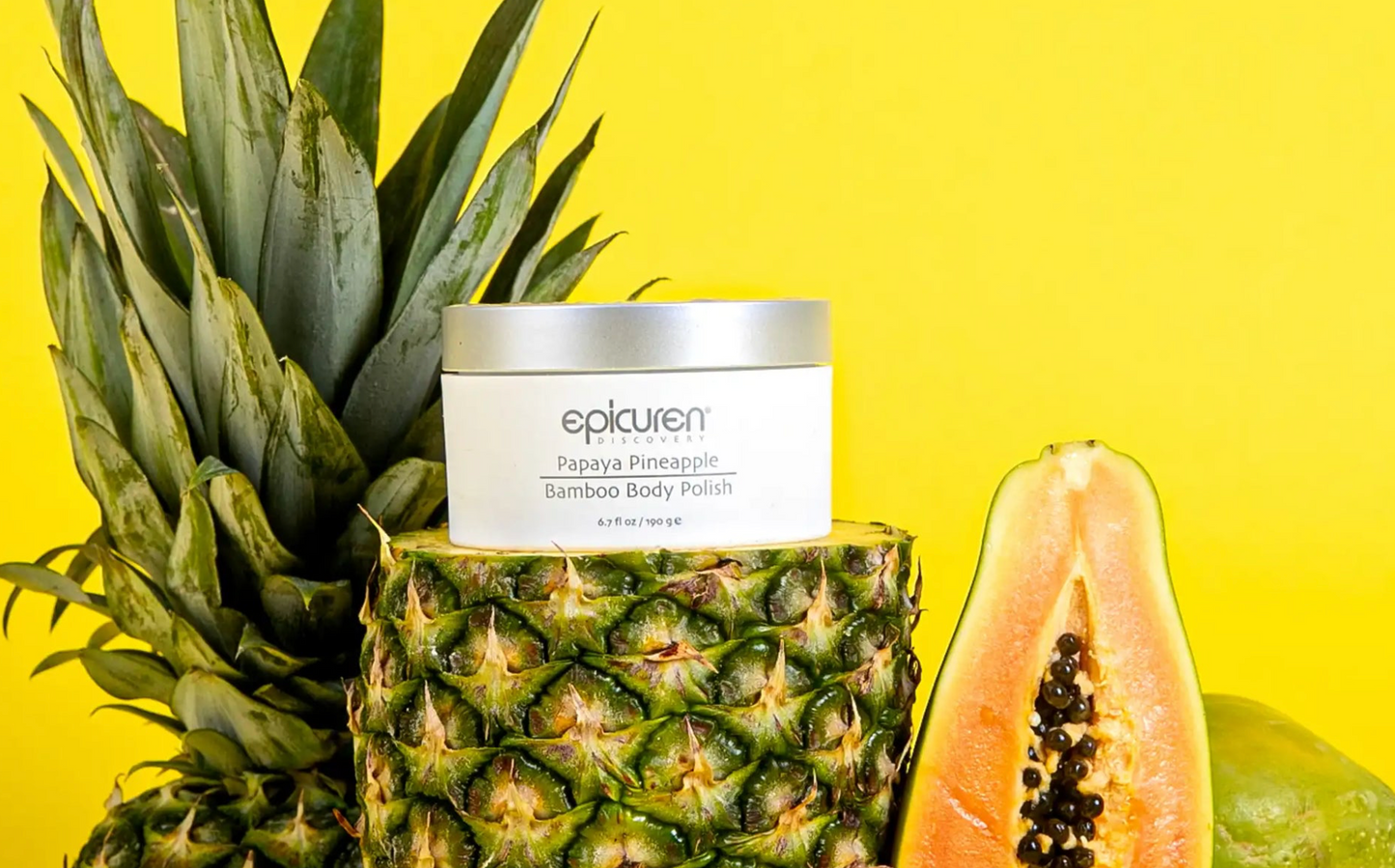 Epicuren Discovery- Papaya Pineapple Bamboo Body Polish (6.7 oz)