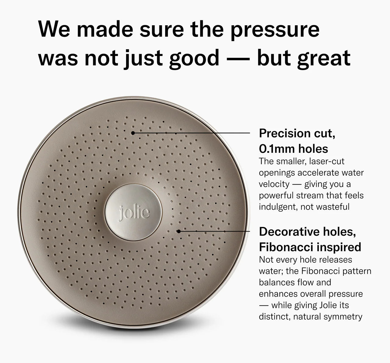 Jolie Filtered Shower Head