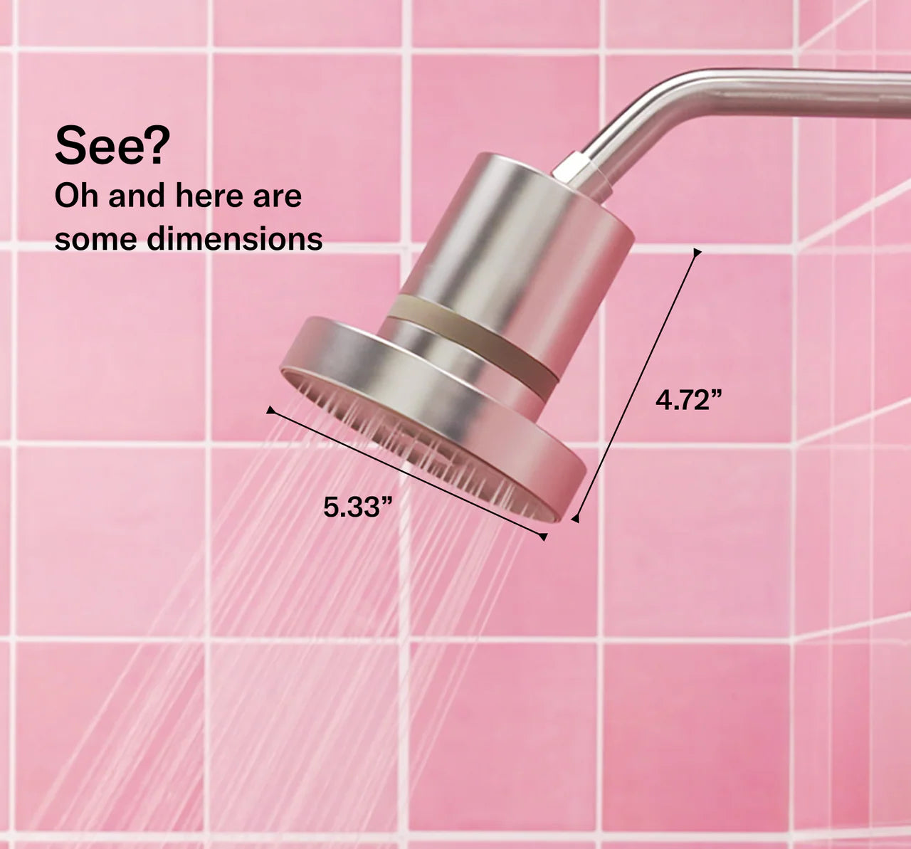 Jolie Filtered Shower Head